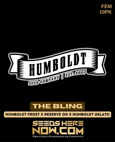 The Bling (Feminized) (space) Humboldt Seed Company