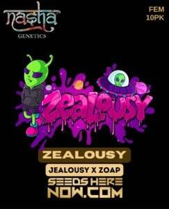 Zealousy (Feminized) (space) Nasha Genetics