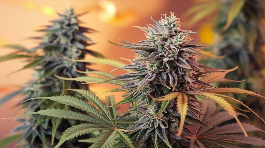 A photo of the Godfather OG strain