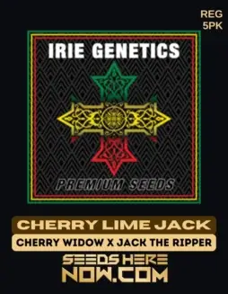 Cherry Lime Jack cannabis seeds by Irie Genetics featuring Cherry Widow and Jack The Ripper genetics
