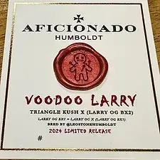 Voodoo Larry Regular Seeds (space) Earthy, Spicy Aroma (space) Aficionado Seeds