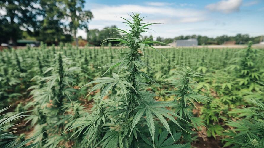 Growing industrial hemp